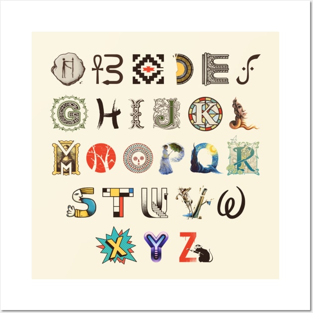 A-z Art History Wall Art by Made With Awesome